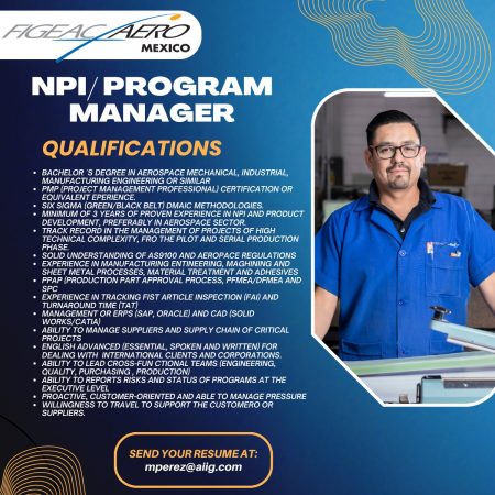 VACANTES CHIHUAHUA - CHIHUAHUA - MAQUILA - NPI PROGRAM MANAGER